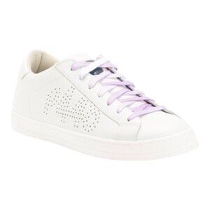 P448 Made In Italy Leather John Lace Up Sneakers size various